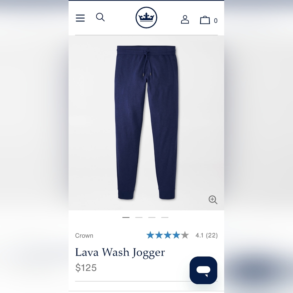NWT Peter Millar Navy Camo Jogger. Sz Medium